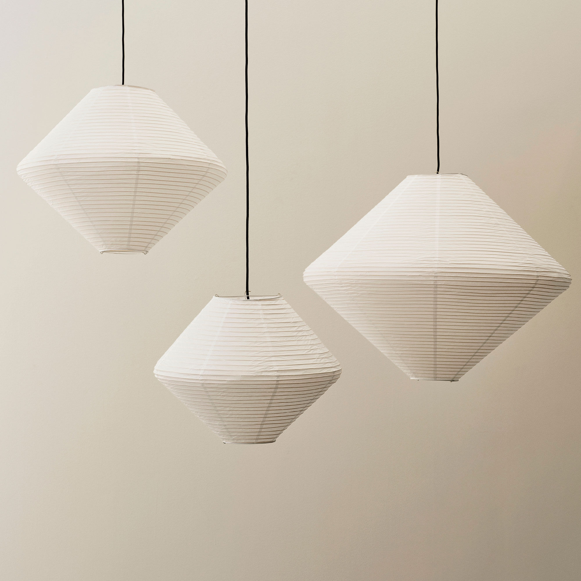 HAY Paper Diamond lampskärm 50 cm, classic white