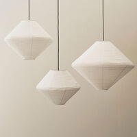 HAY Paper Diamond lampskärm 50 cm, classic white