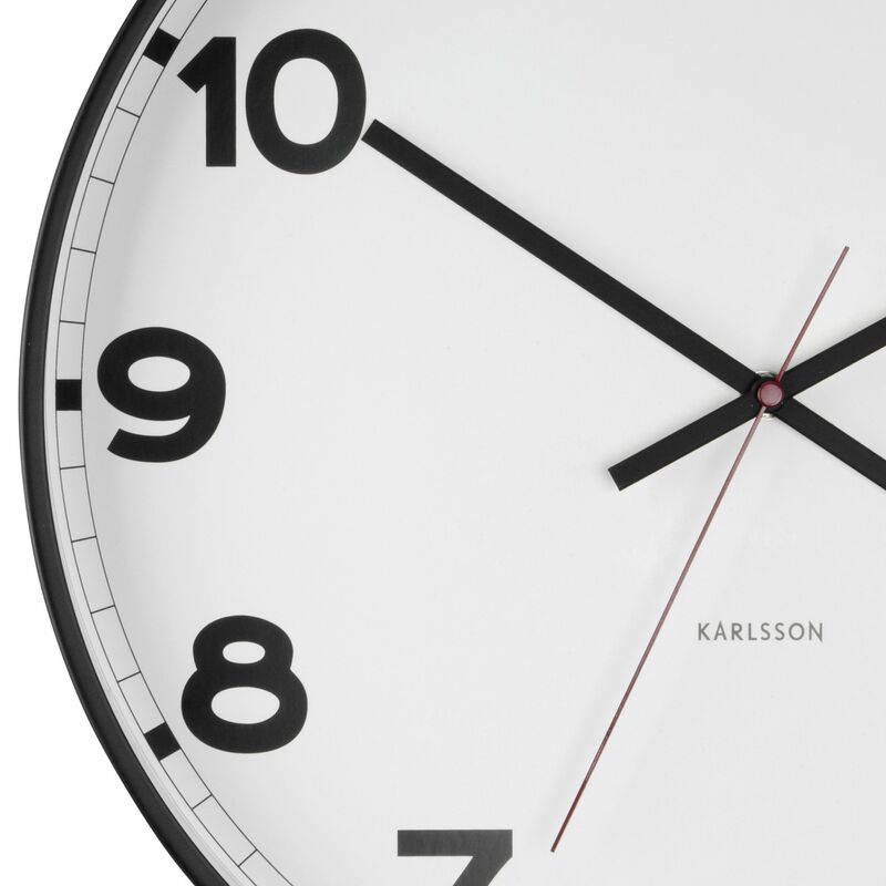 New Classic väggklocka 40,5 cm, vit