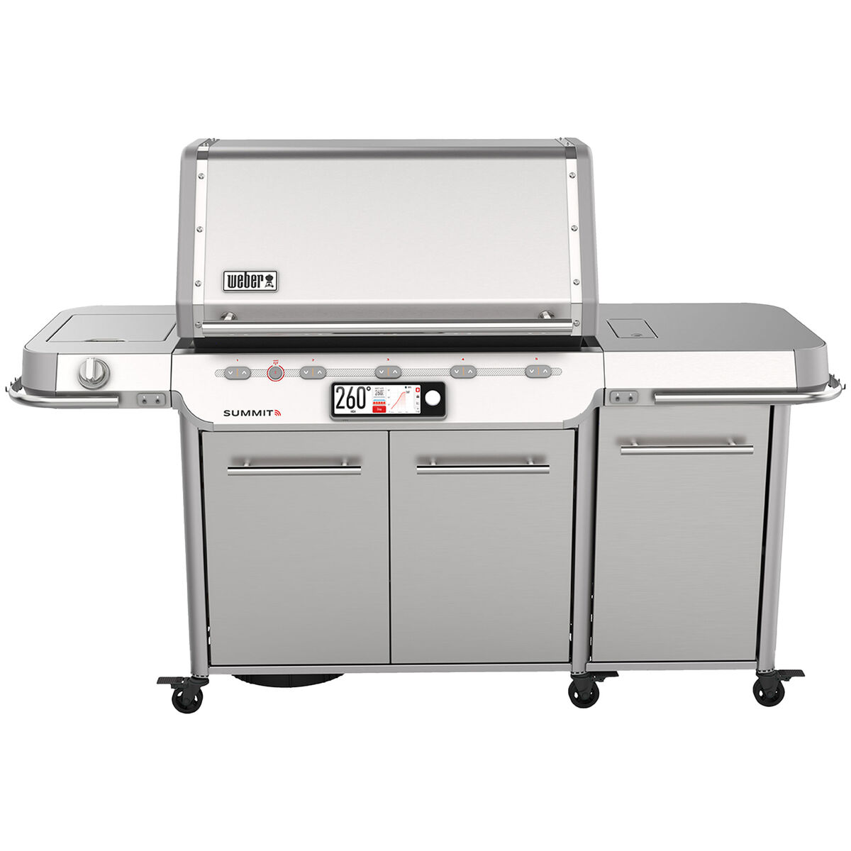 Summit FS38X S gasolgrill, rostfritt stål