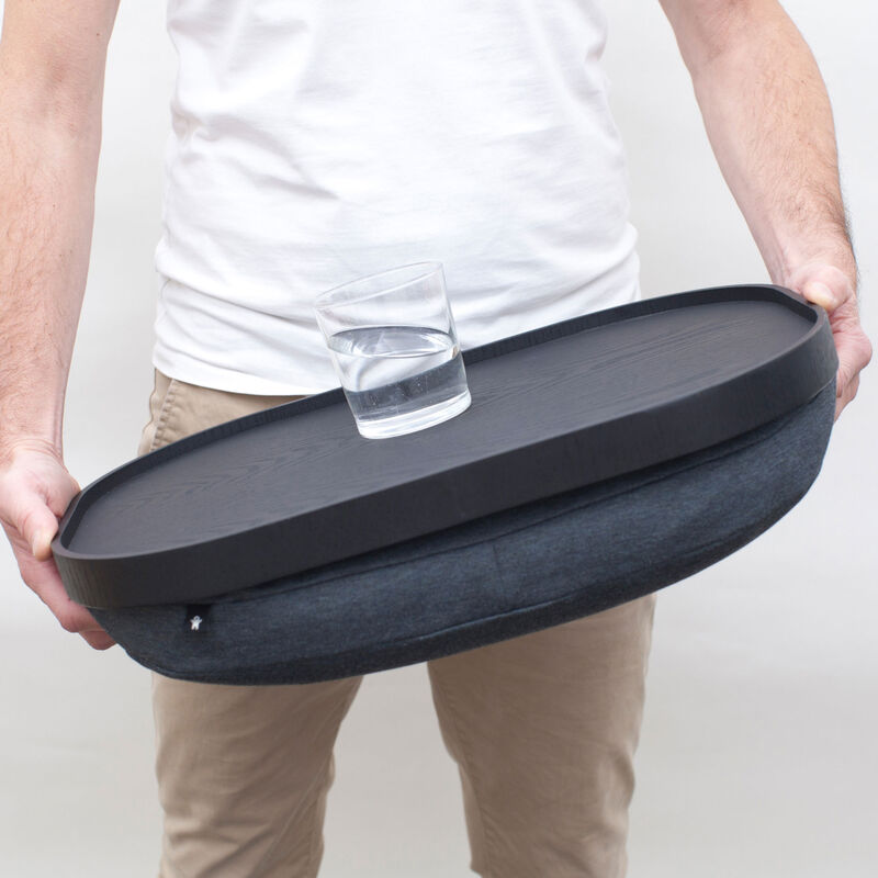 Bosign Curveline Polvisuoja 47x34cm, musta/harmaa