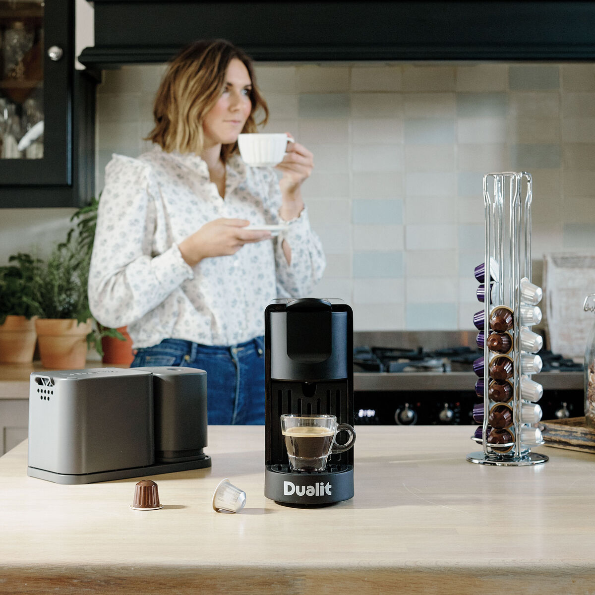 Dualit 2.0 espressokone, musta
