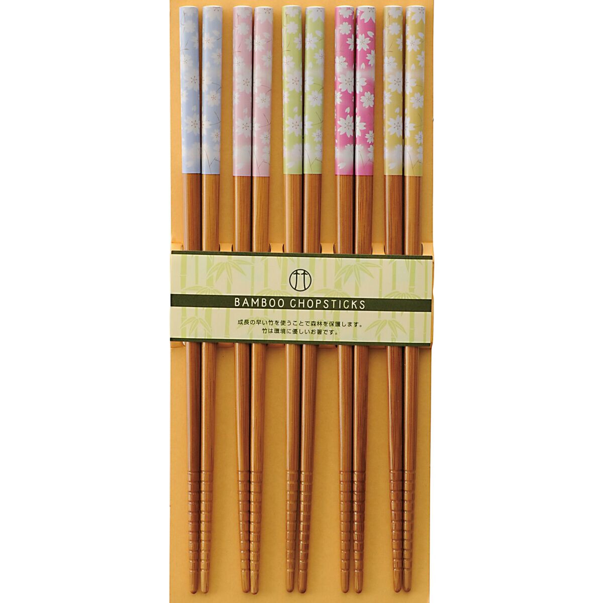 Spisepinde susutake tansai sakura wood 5 sæt