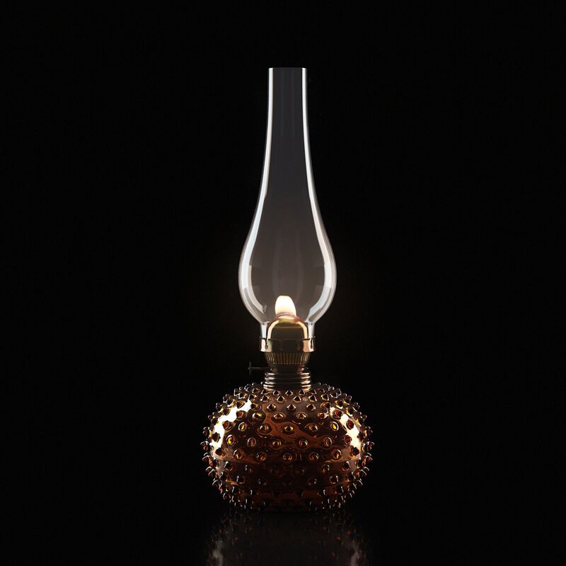 Paris Olielampe, amber