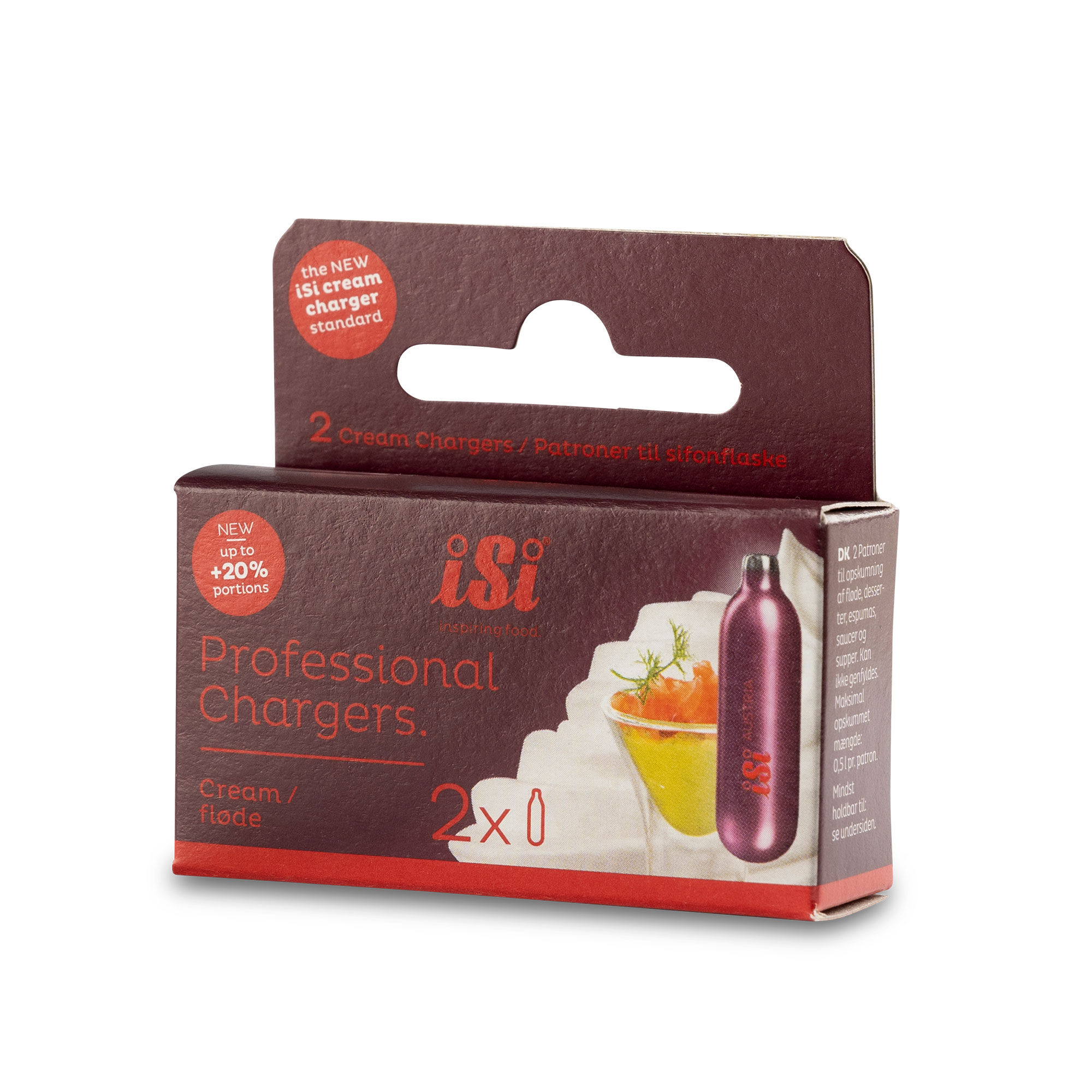 Isi N₂O Professional Chargers, 2-pakning