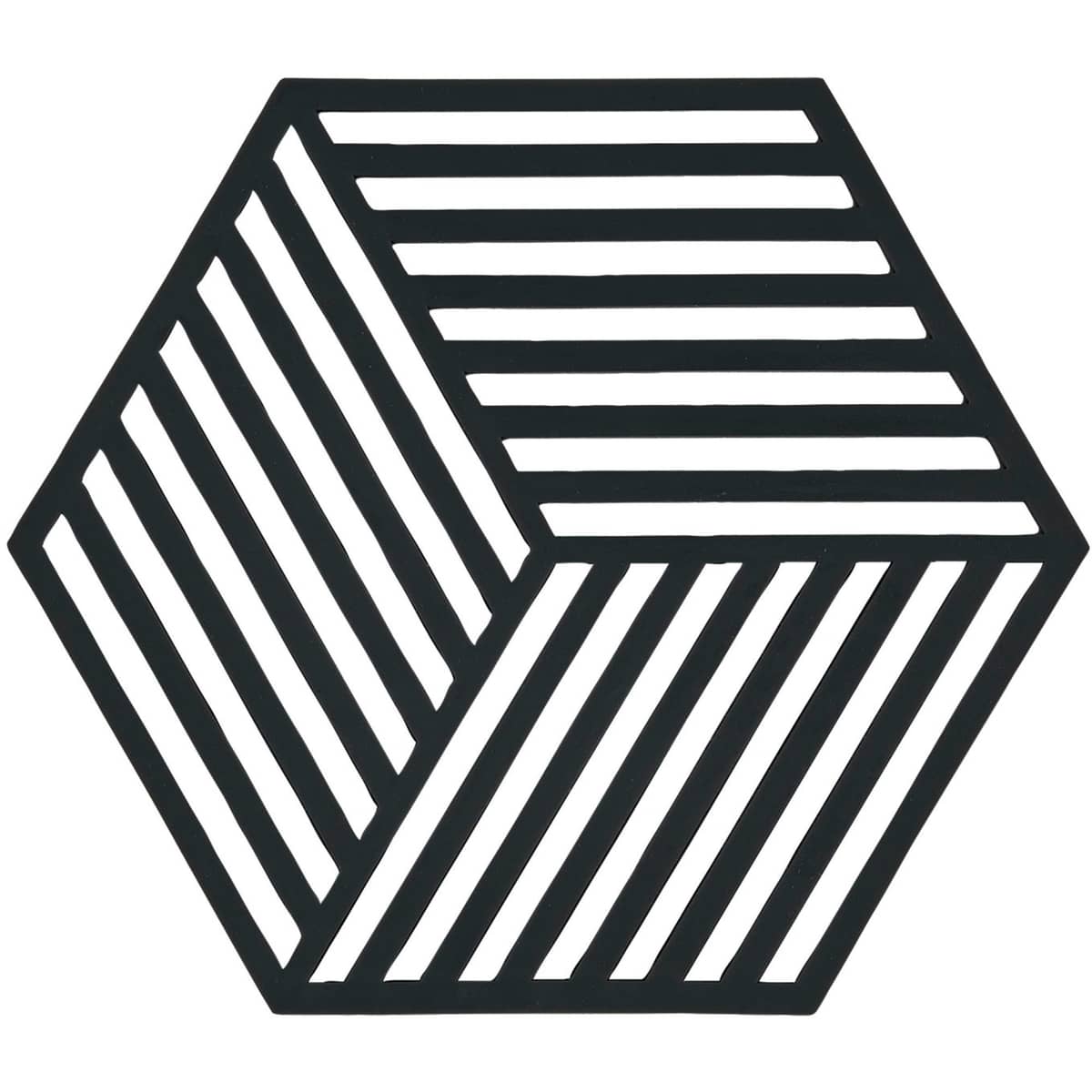 Bordsunderlägg Black Hexagon