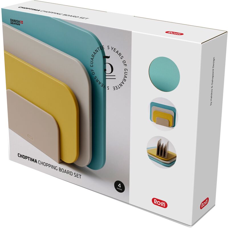 Skærebræt Choptima, sæt med 3 brætter, ocean