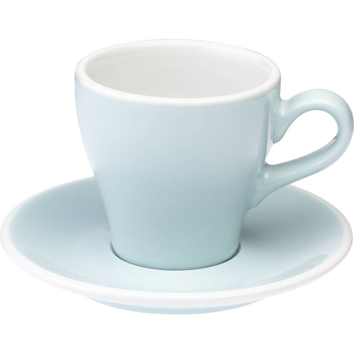 Tulip Cappuccinokopp 180ml., 6 stk., lyseblå