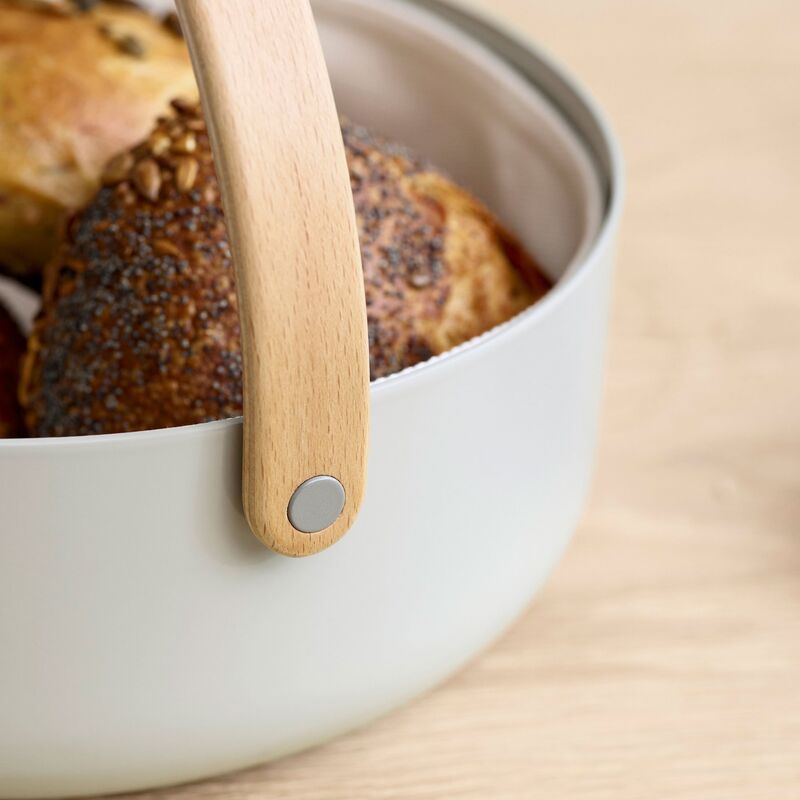 Emma leipäkori, 21 cm, grey