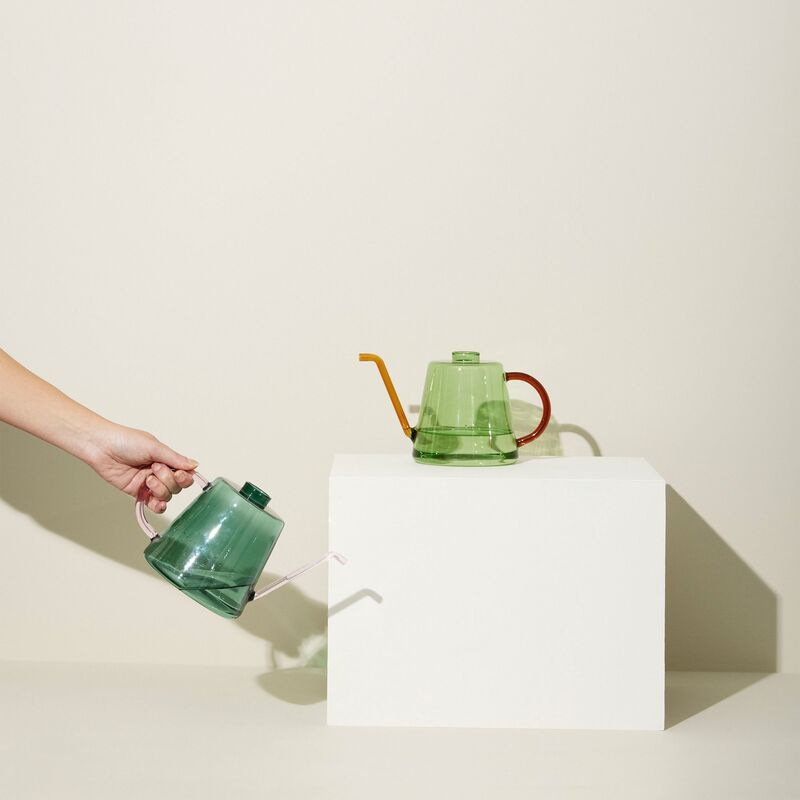 Flora vandkande, 23 cm, grøn/rav