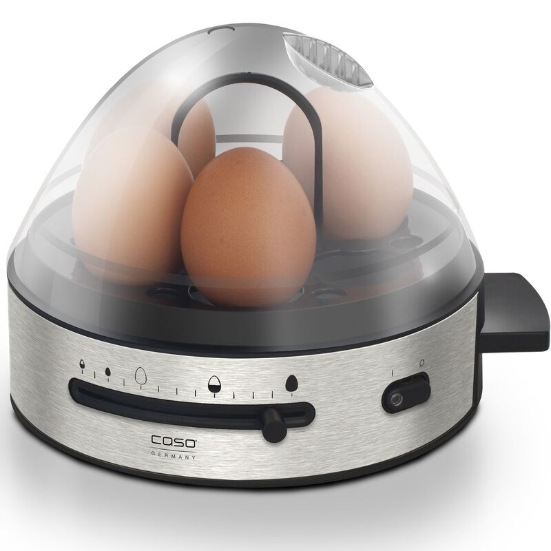 E7 æggekoger, stål/sort