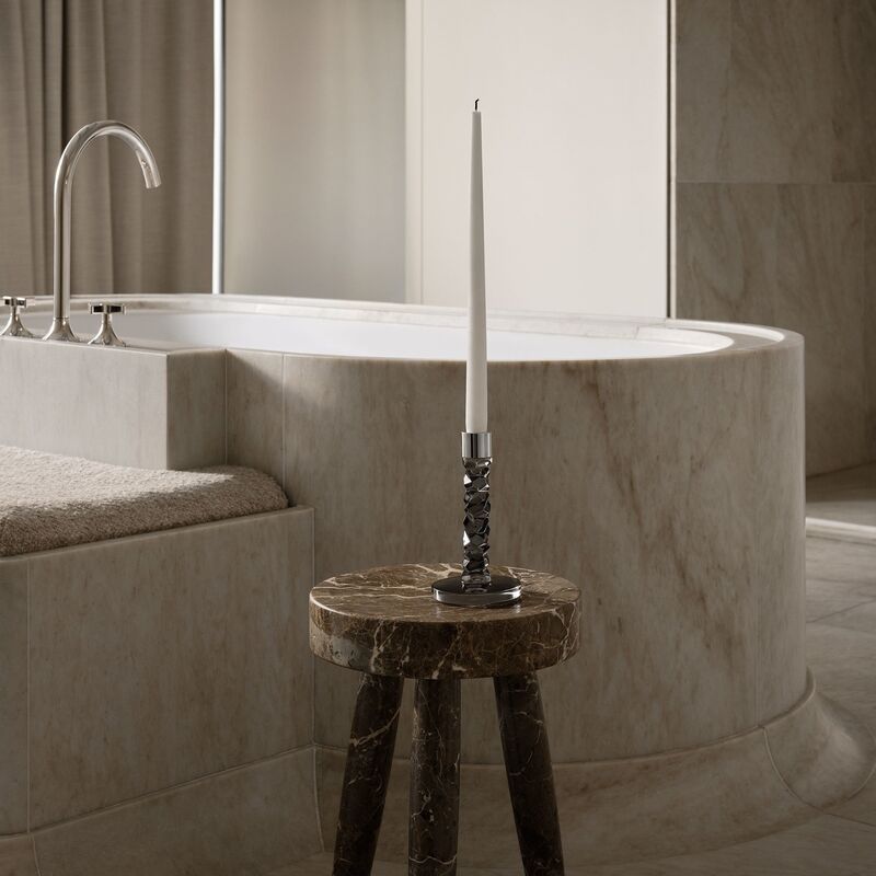 Carat kynttilänjalka, antrasiitti, 18 cm