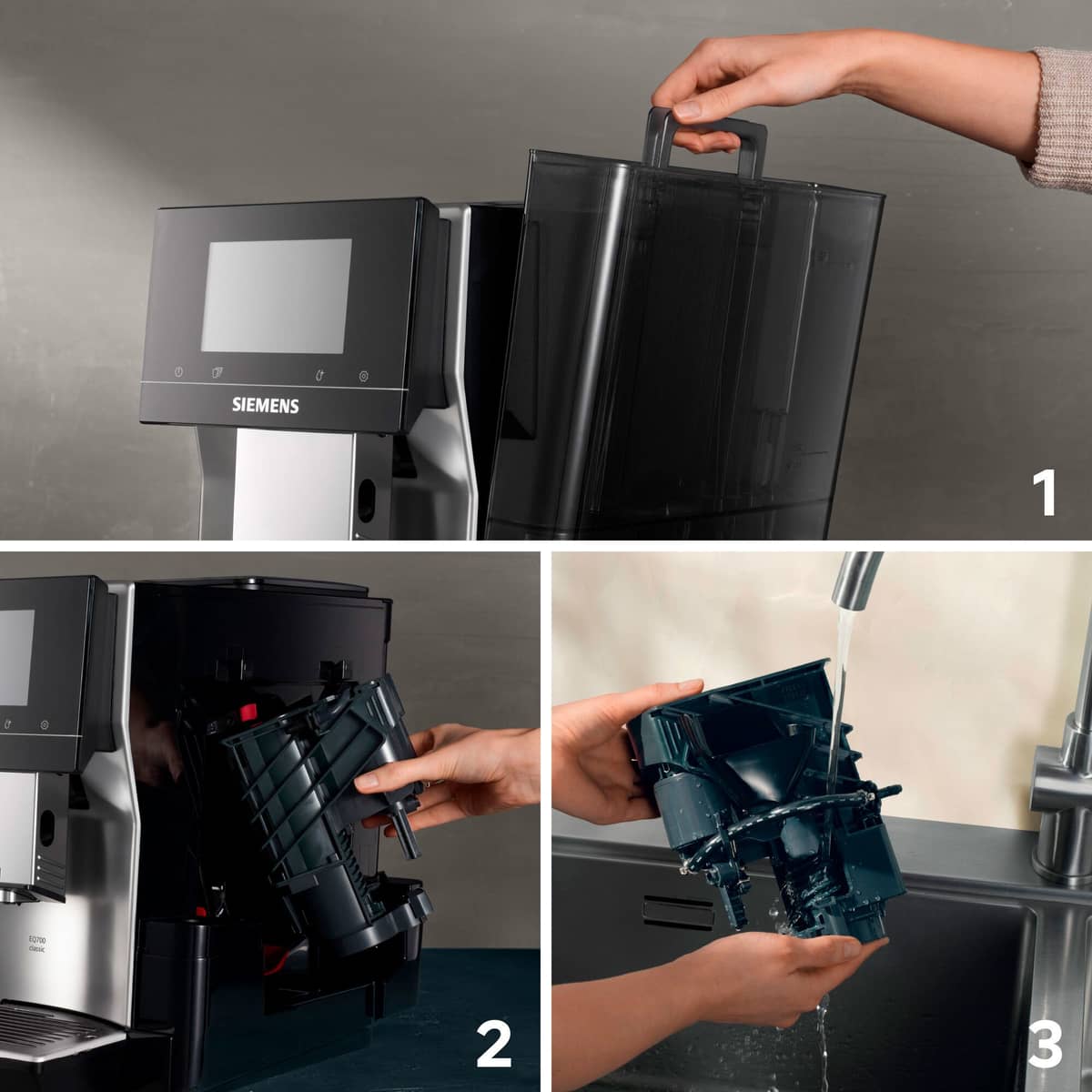 EQ700 Classic Morgondis helautomatisk kaffemaskin 2,4 liter