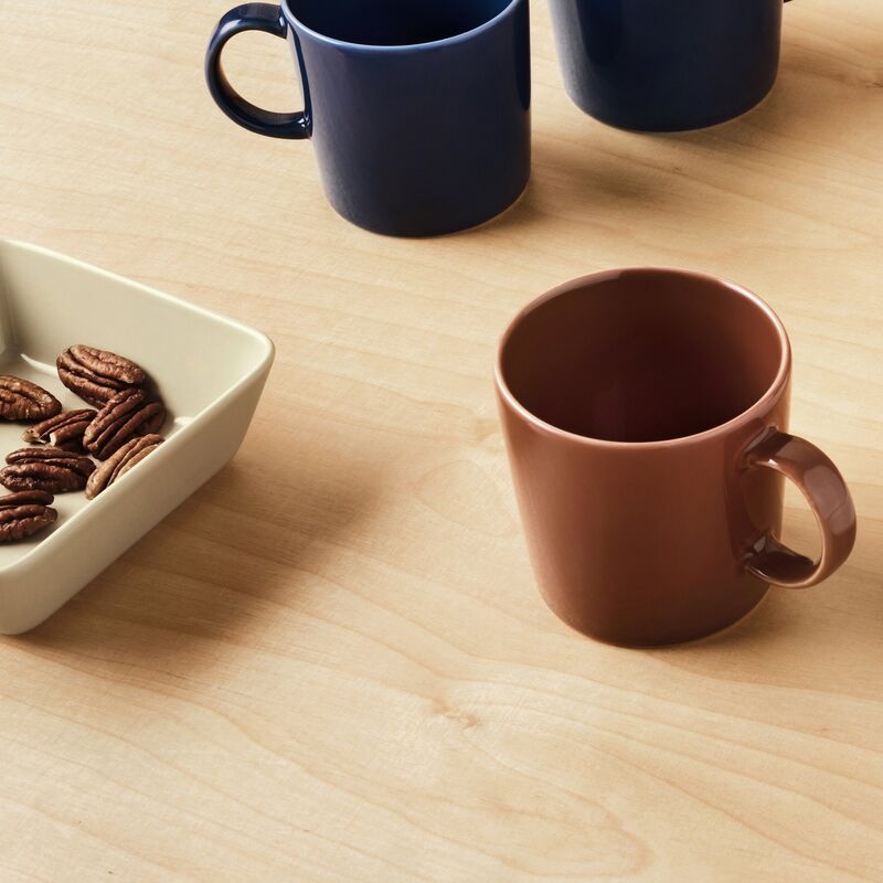 Teema lautanen, 16 x 16cm, pellava