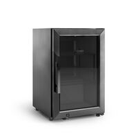 709 BBQ Cooler Deluxe utendørs kjøleskap 63 liter, svart