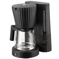 Plissé kaffemaskine, sort
