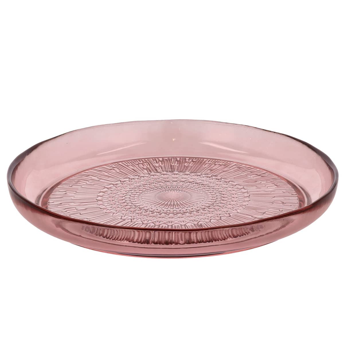 Kusintha Glastallerken Ø25 cm, pink