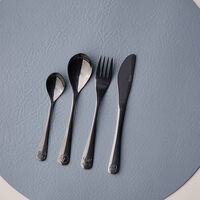 Atelier lasten ruokailuvälineet 4 osaa musta