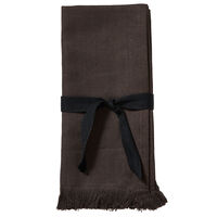 Umami tygservett 2-pack, brun/svart