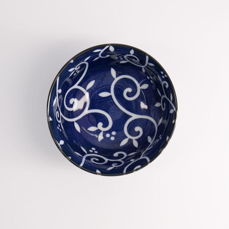 Blue Karakusa kulho 400 ml, sininen/valkoinen