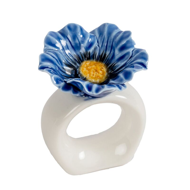 Poppy serviettring 2-pakning, blå