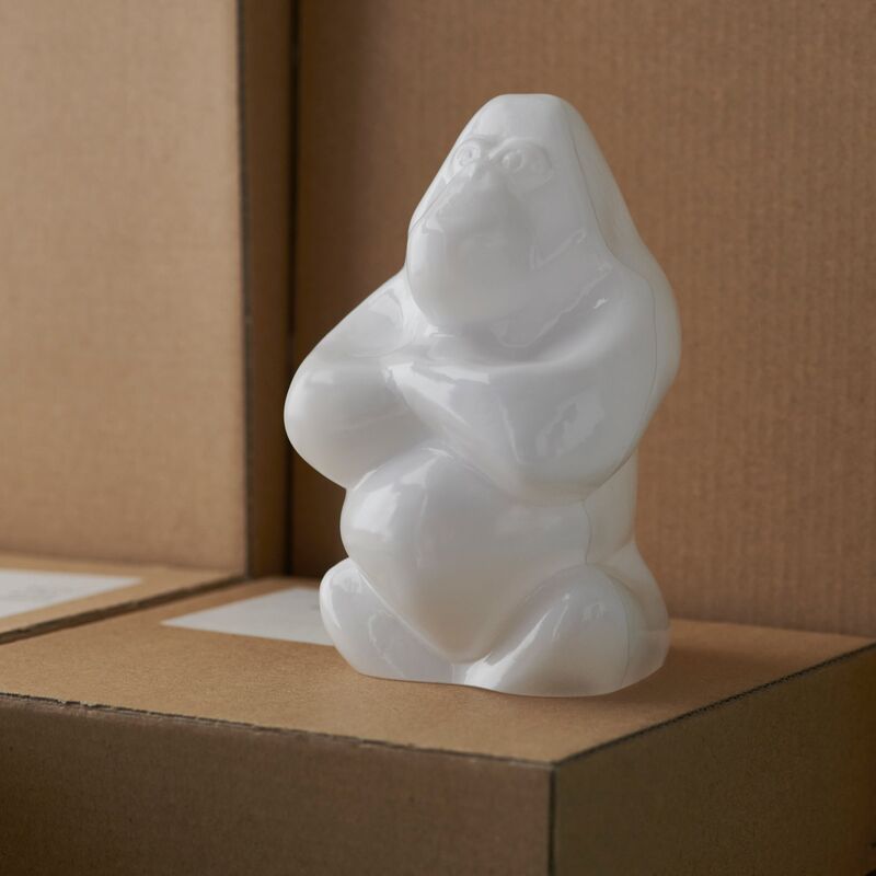 Gabba Gabba Hey glaslykta 12 cm, vit