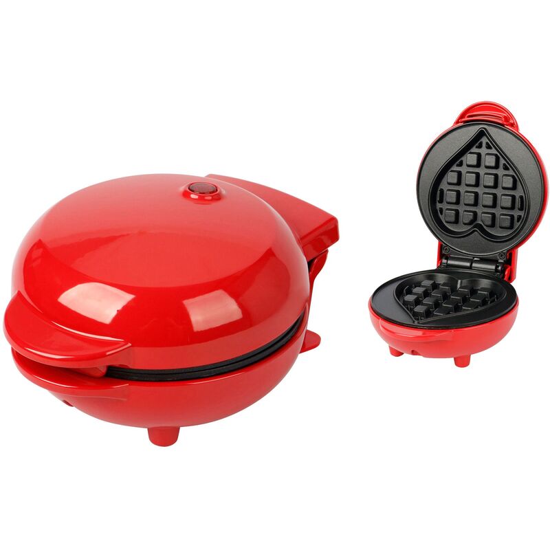 Belgisk våffeljärn, röd