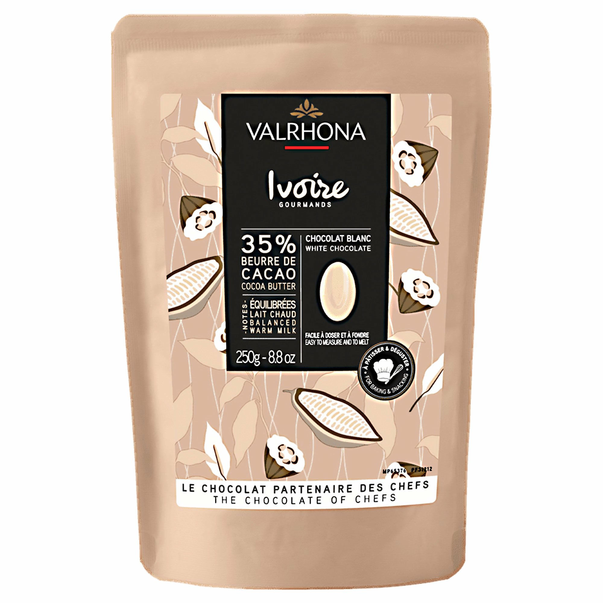 Valrhona Ivoire 35%, 250 g