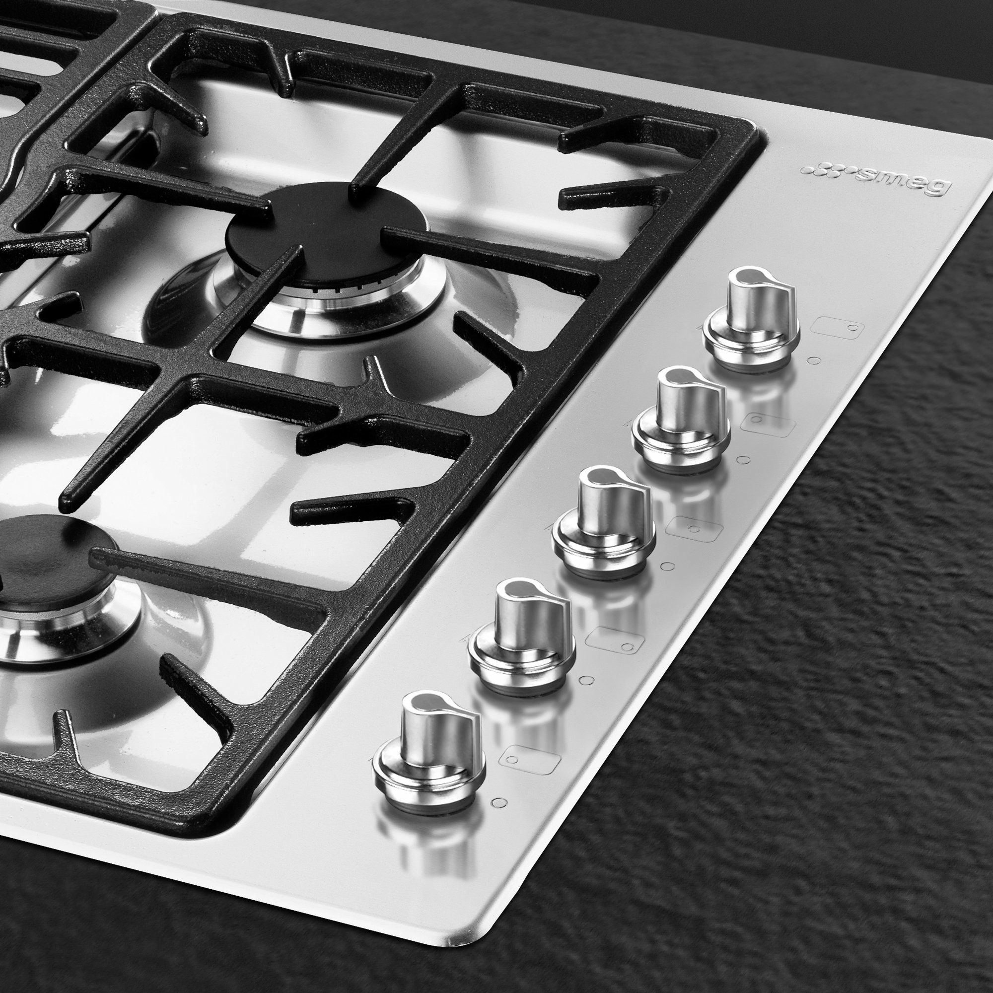Alternativ bild 1 för Smeg Classic PGF95-4 Gashäll, 90 cm, nedfälld