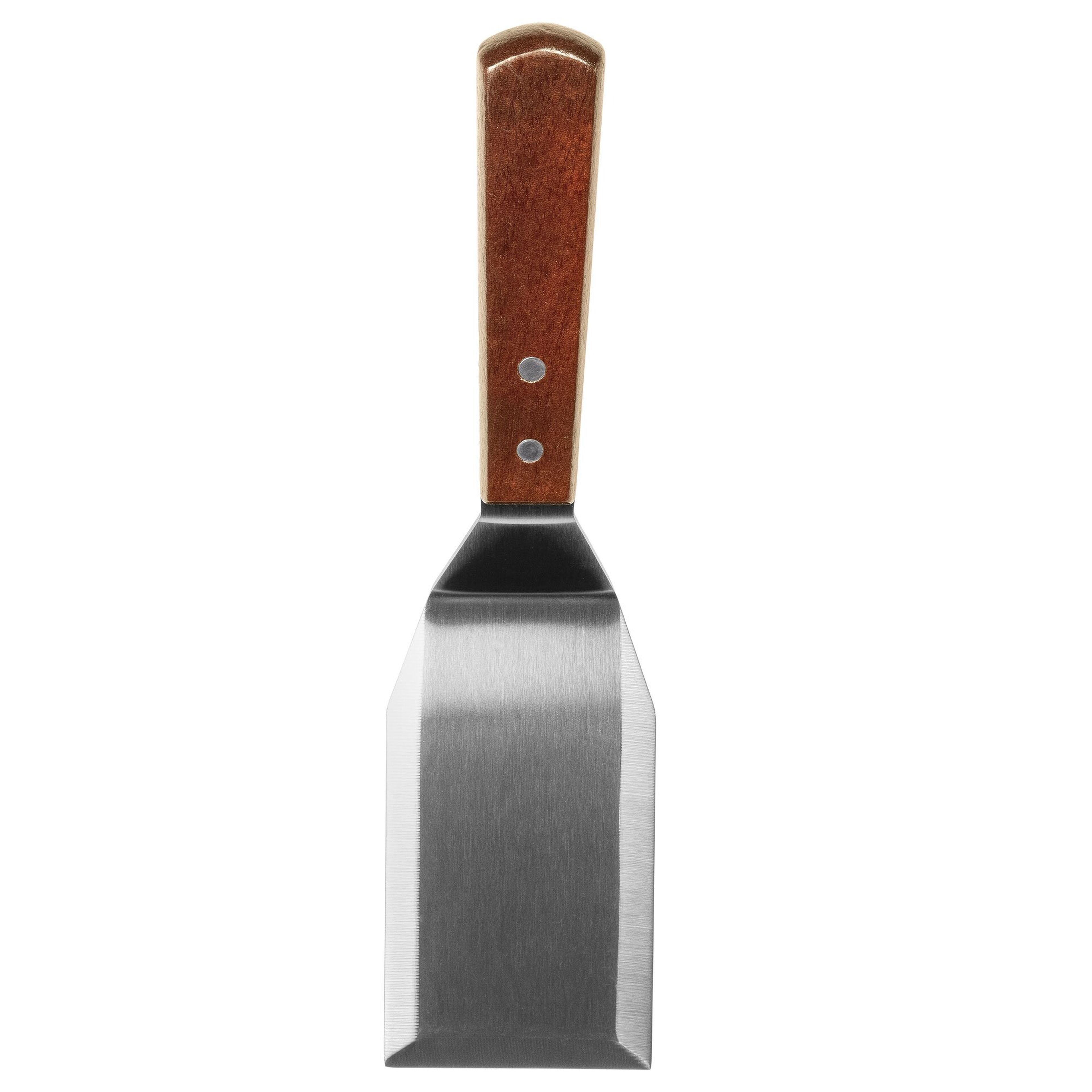Hamburgerspade 29 cm, rostfritt stål/trä