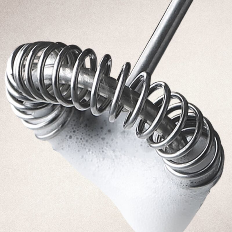 Mjölkskummare med hållare, svart