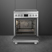 C6IPXM2 komfur induktion 60 cm, rustfrit stål