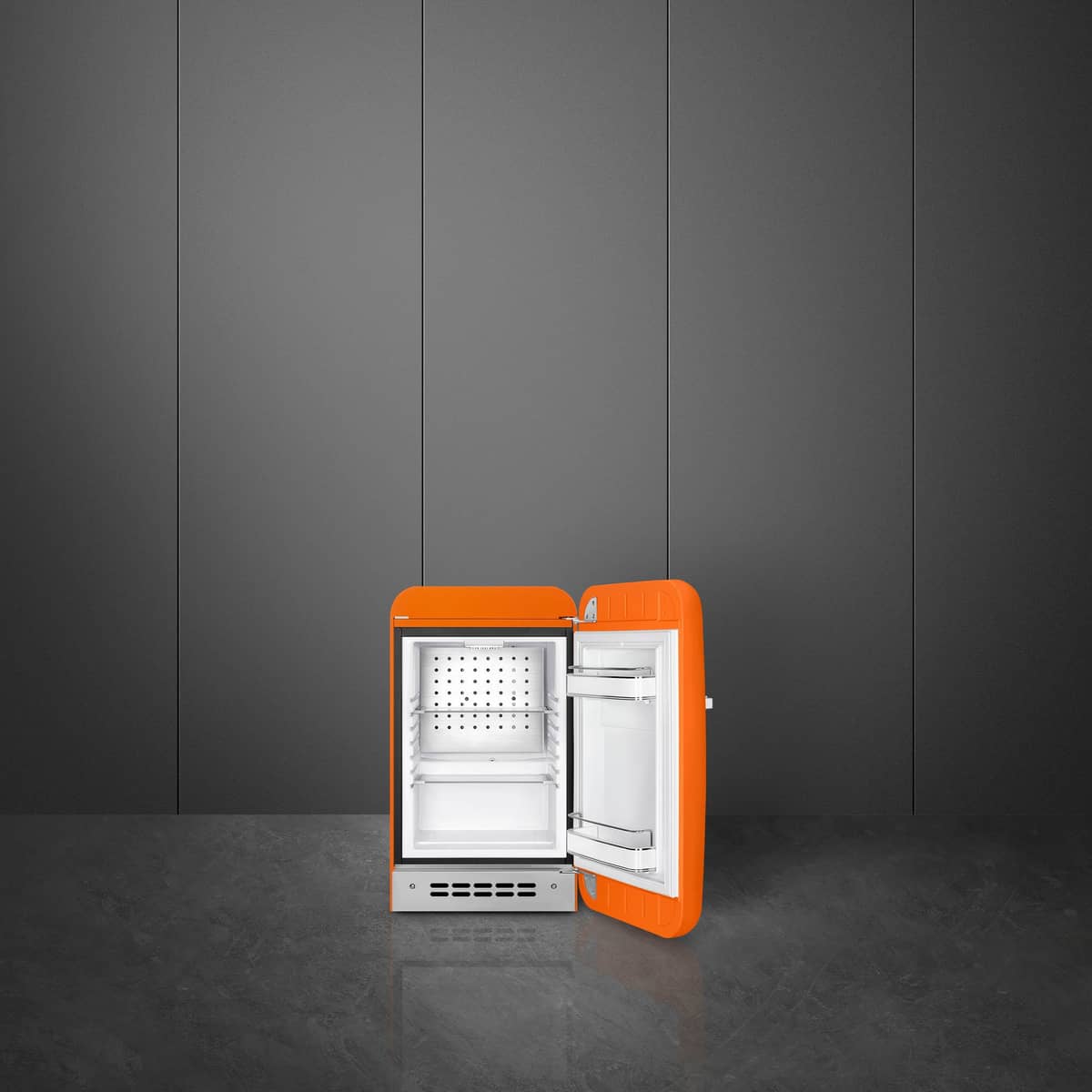 FAB5ROR5 Högerhängt Kylskåp orange