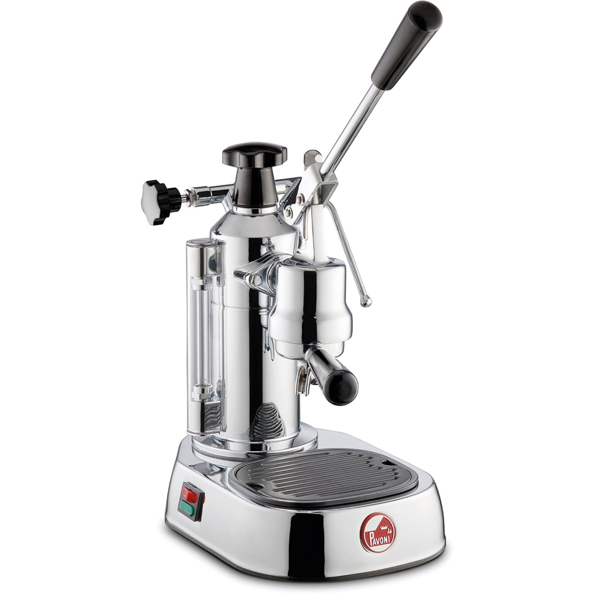 Europiccola Lusso Espressomaskin 0,8 liter Rustfrit stål, sort håndtag LPLELQ01EU