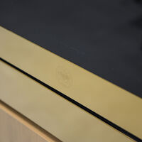 FMOD4077MTG3 Modern kombiovn med mikrobølgefunktion, guld