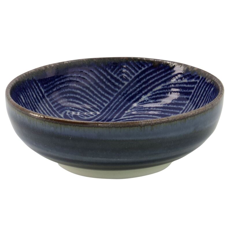 Seigaiha Blue skål 300 ml