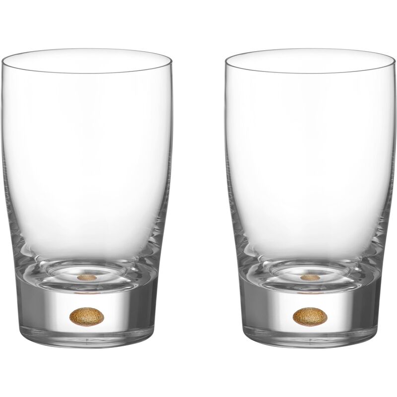 Intermezzo tumbler glas 25 cl 2-pak, guld