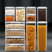 Canteen opbevaringsbeholder 12 dele, tranperant