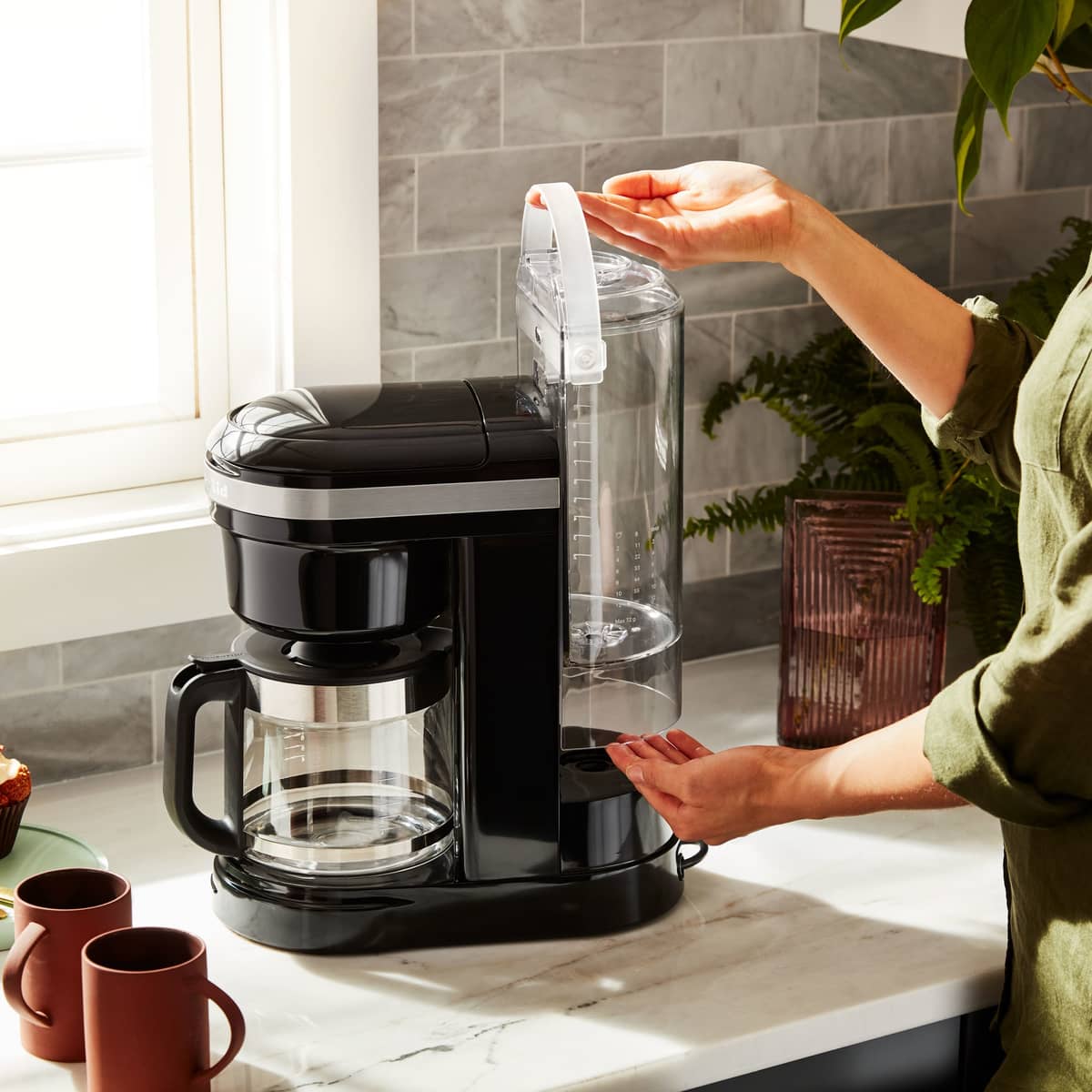 Classic 5KCM1208EOB kaffebryggare, Onyx Black