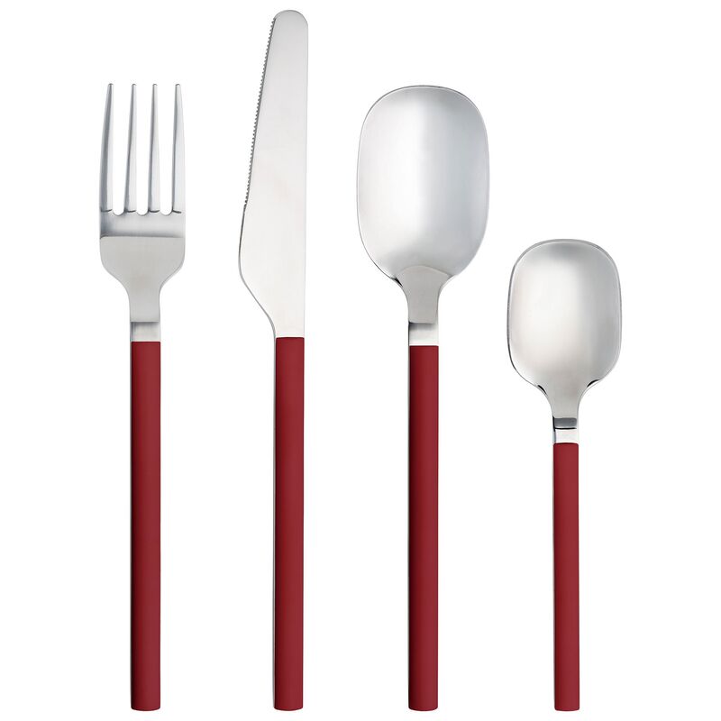 Confetti bestikksett 16 deler, chili