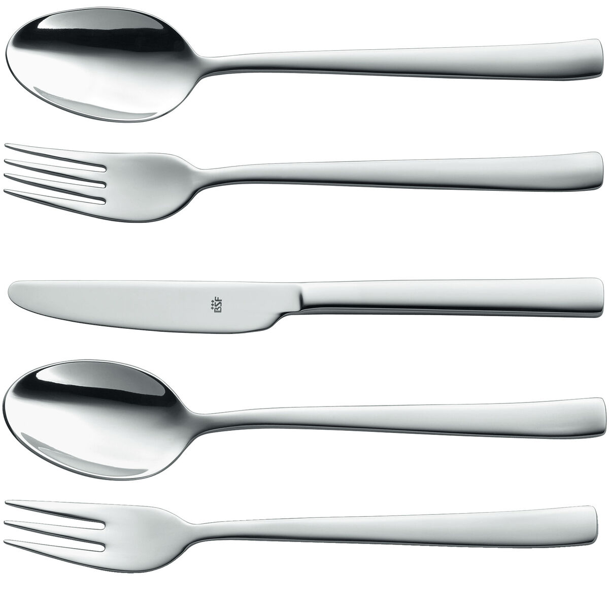 Cult-ruokailuvälineet 68 osaa, ruostumatonta terästä