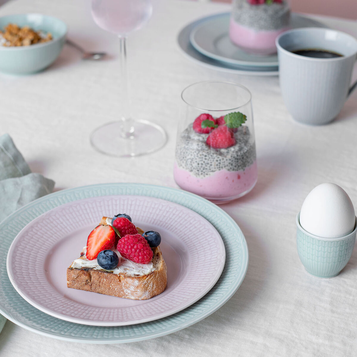 Swedish Grace eggekopp 2 stk, is