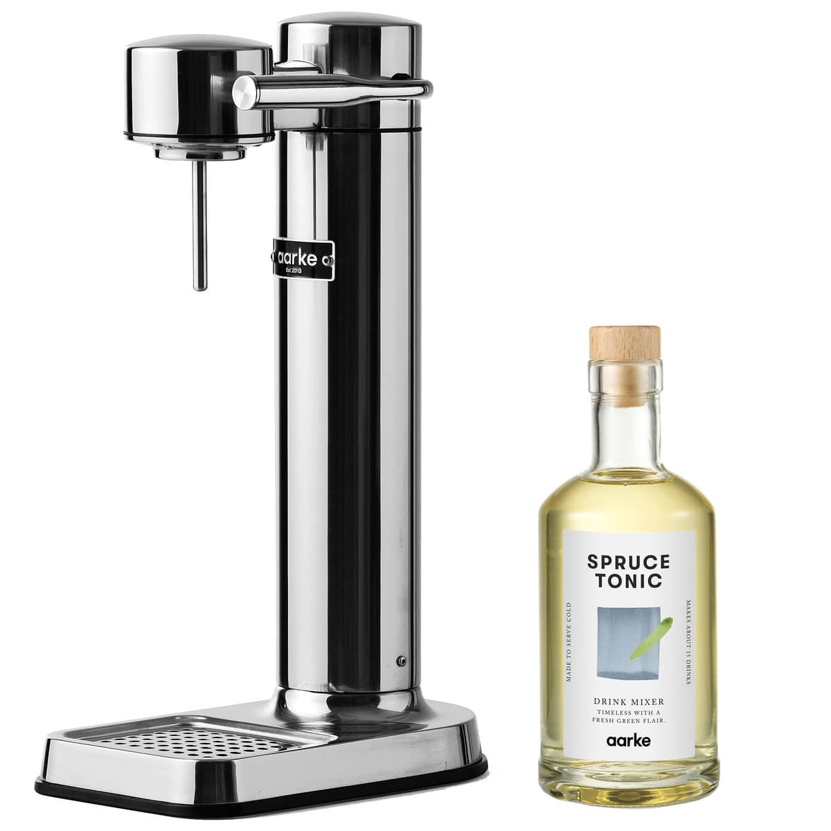 Drink Mixer Spruce Tonic + Carbonator 3, kiillotettu teräs