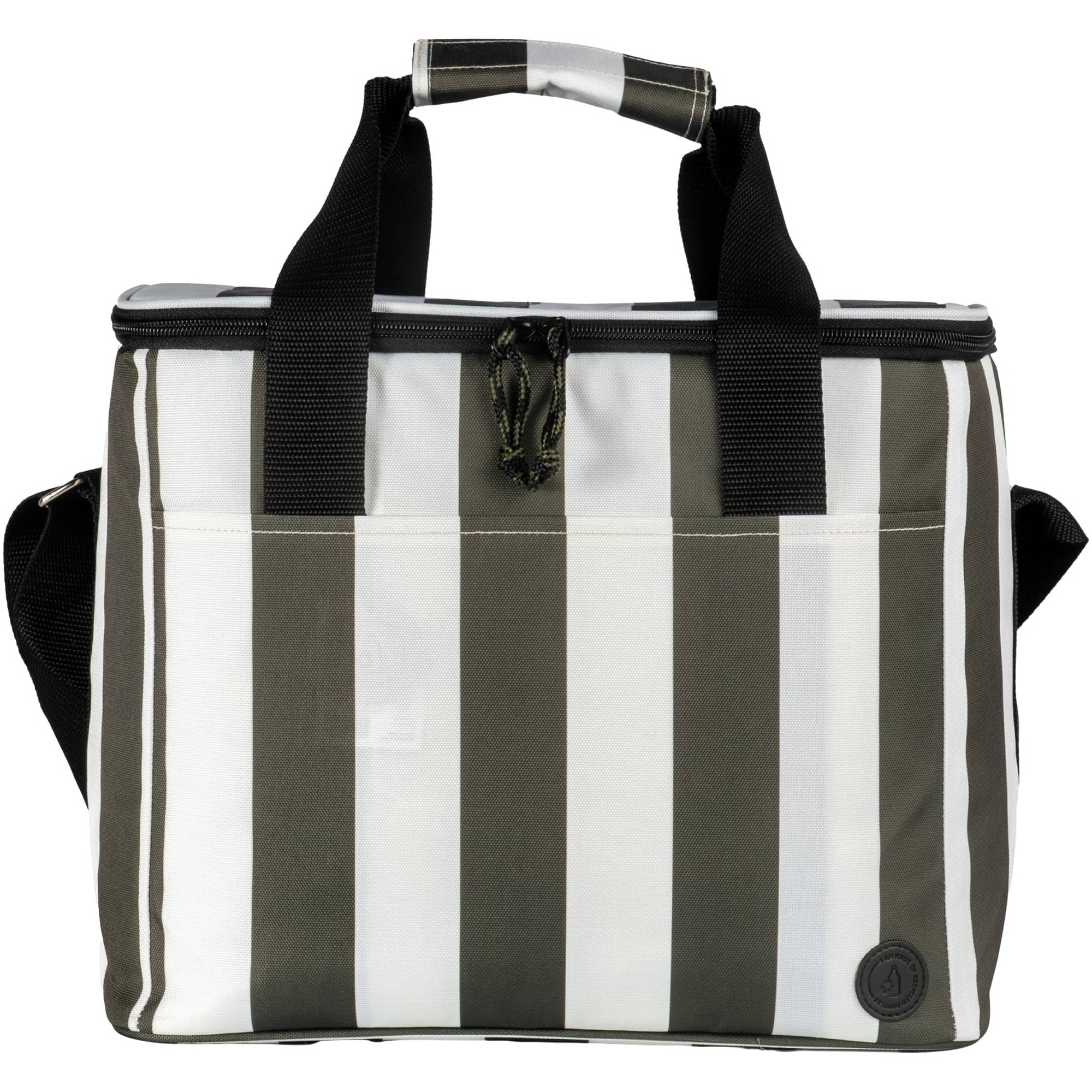 Sagaform City stripete kjølebag stor rPET, 20 liter