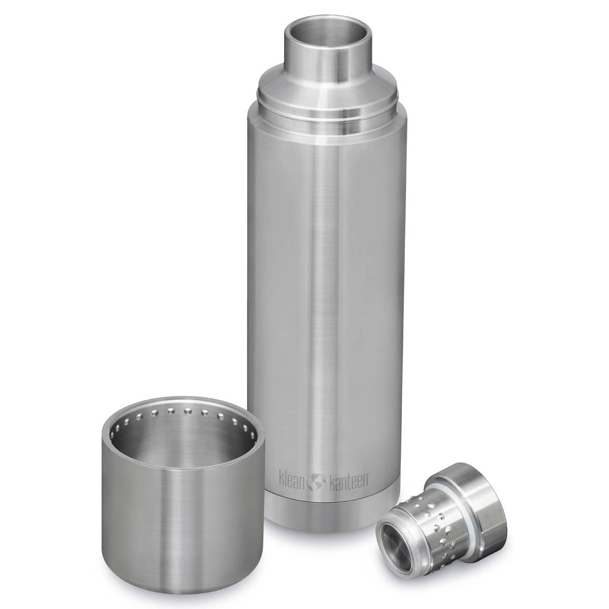 TKPro termospullo 1 litra, brushed stainless steel
