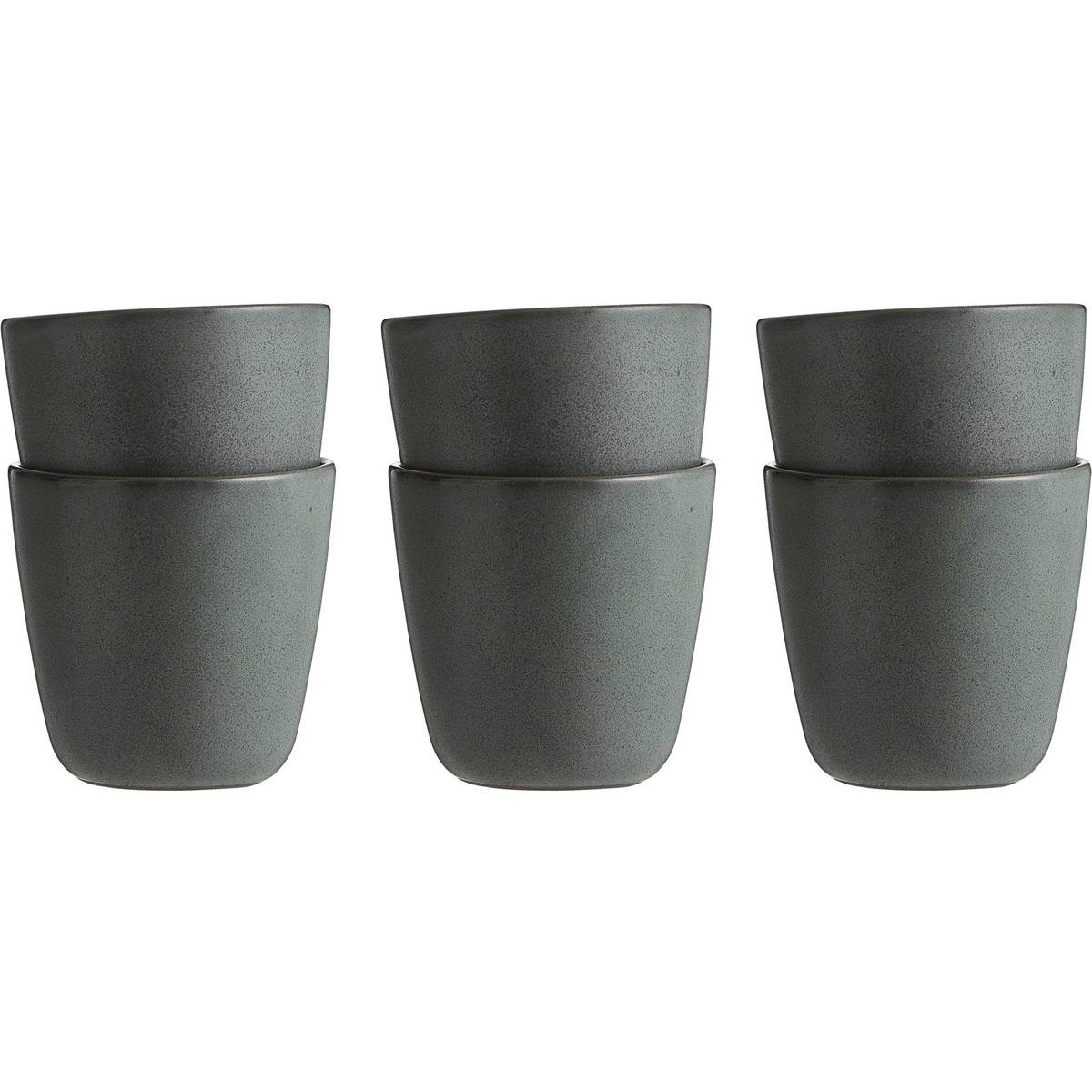 RAW krus, nordic green, 6 stk.