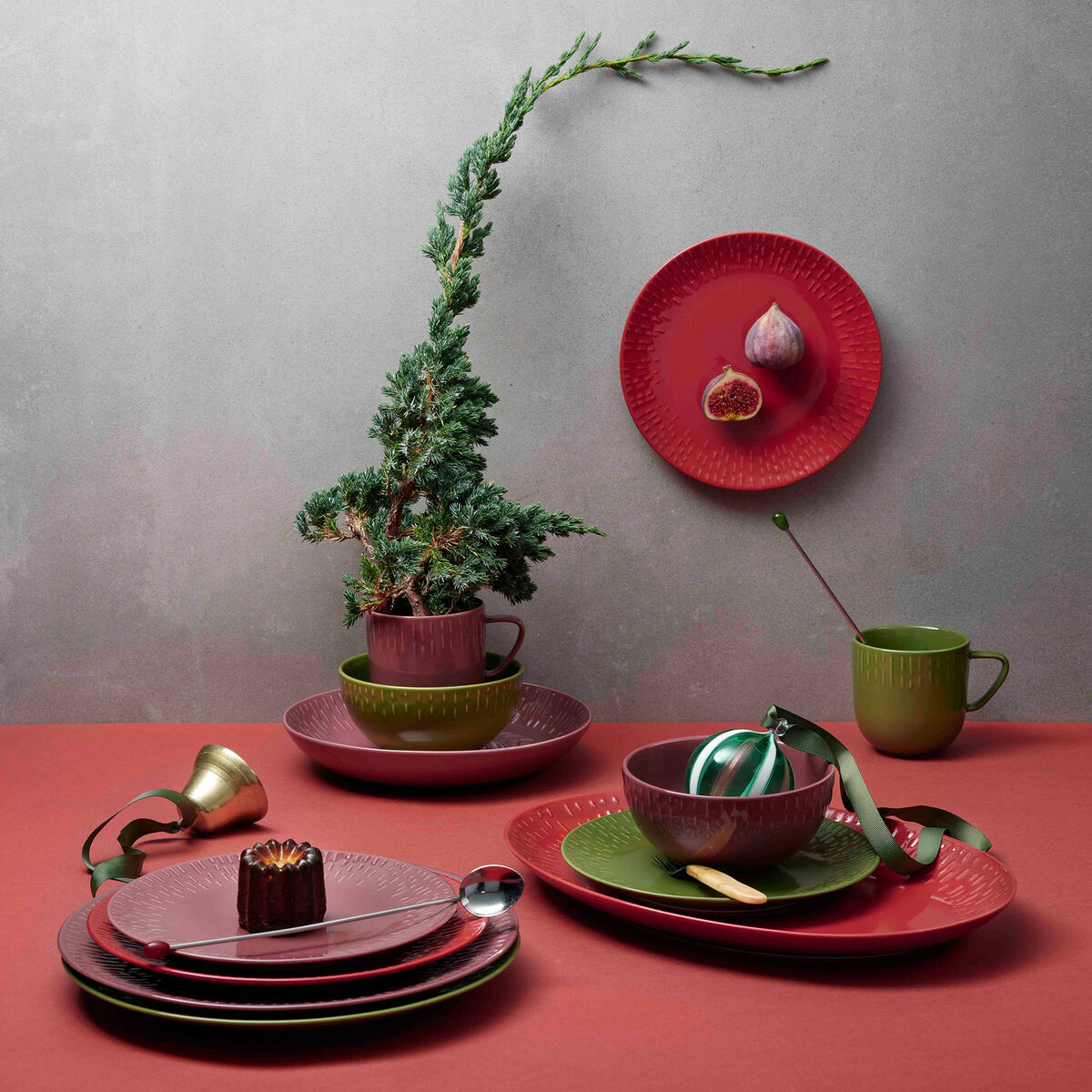 Confetti fad 36 × 25,5 cm, chili