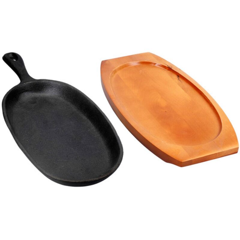 Støbejernsplade, sort