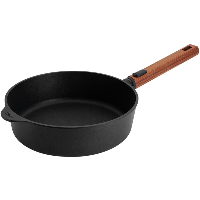 Woll Eco Logic QXR sautépanne 24 cm med avtagbart trehåndtak