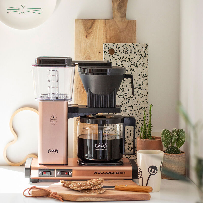 Optio kaffetrakter, roségull